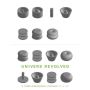 Univers Revolved : A Three-Dimensional Alphabet