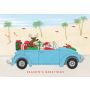 Santa's Beach Cruise Half Notecards