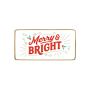 Merry & Bright Rectangle Porcelain Tray