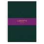 A5 Embossed Journal: Liberty Dark Green Tudor