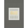 Jot Dot Doodle Notebook (Gray and Gold)