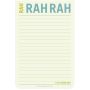 Jumbo Sticky Notes: Rah Rah Rah