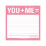 Sticky Note: You + Me