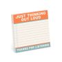 Sticky Notes: Thinking Out Loud