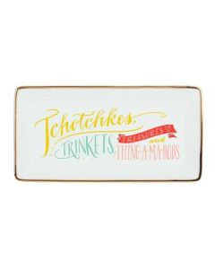 Ladyfingers Letterpress High Five Porcelain Tray