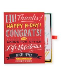 Ladyfingers Letterpress High Five Greeting Assortment