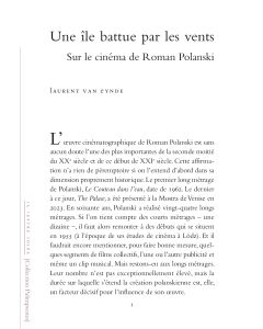 Une île battue par les vents. Sur le cinéma de Roman Polanski