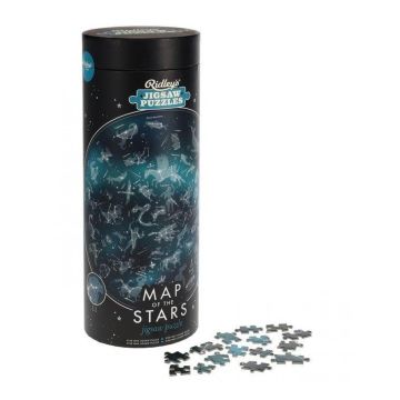 1000 Piece Puzzle in a tube: Circular Map of the Stars