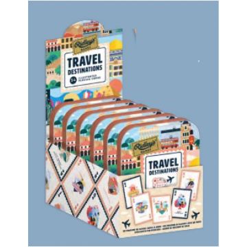 Playing Cards: Travel Destinations - CDU of 6 -