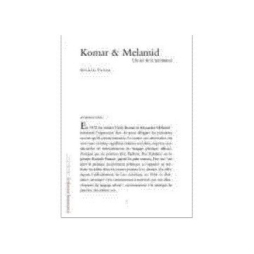 Komar & Melamid, Un art de la Mediation