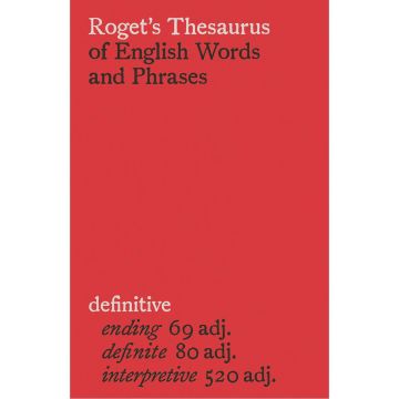 Rogets Thesaurus of English Words and Phrases