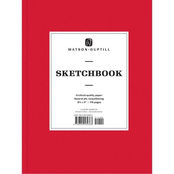 Large Sketchbook -Ruby Red-