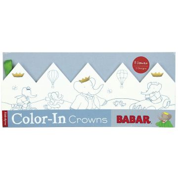 Babar. Color in Crowns