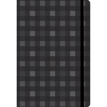 Everyday Journal: Black Plaid Essential