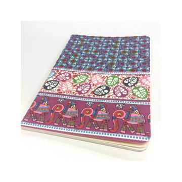 Elephant with Leaves Handmade Journal