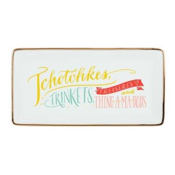 Ladyfingers Letterpress High Five Porcelain Tray