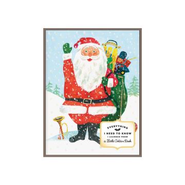 Golden Books Santa Large Embellished