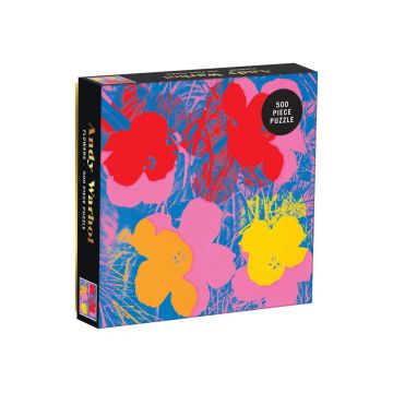 Andy Warhol Flowers 500 Piece Puzzle