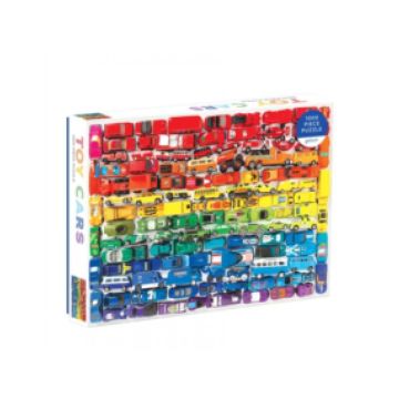 Puzzle - 1000 piece: Rainbow Toy Cars