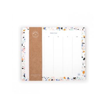 Now House Terrazzo Weekly Deskpad