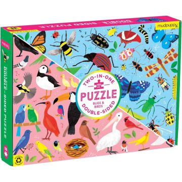 Bugs & Birds Double-sided Puzzle