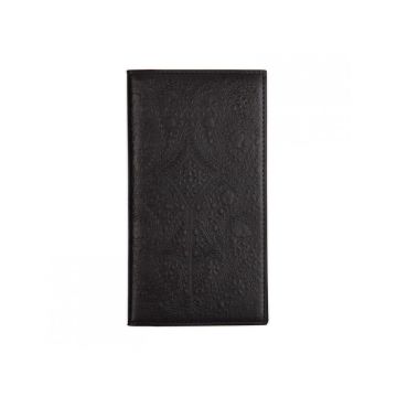 Christian Lacroix Black Paseo Embossed PU Travel Journal