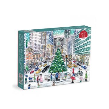 Puzzle -1000 piece: Michael Storrings Snowfall on Park Avenue