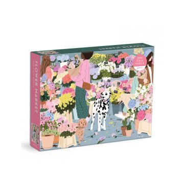 Puzzle - 1000 piece: Flower Market