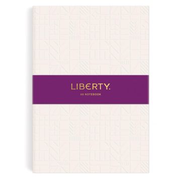 A5 Embossed Journal: Liberty Cream Tudor