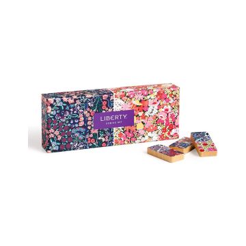 Wood Domino Set - Liberty Floral