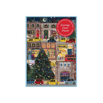 Joy Laforme Christmas in the City Greeting Card Puzzle