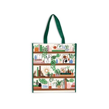 Joy Laforme Plant Shelfie Reusable Shopping Bag