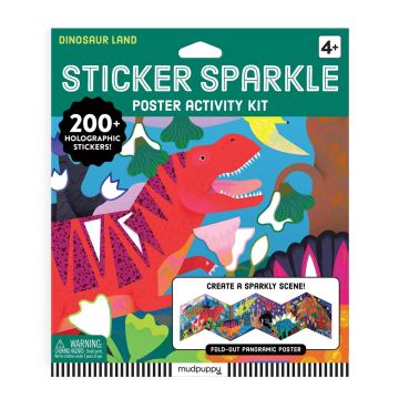 Dinosaur Land Sticker Sparkle