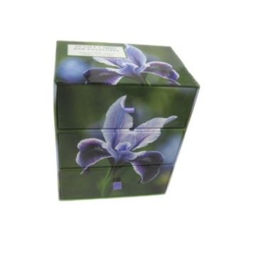 Three-drawer Card Box 60 Gift Cards and Envelopes: Simply Flowers