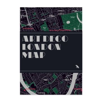 Art Deco London Map