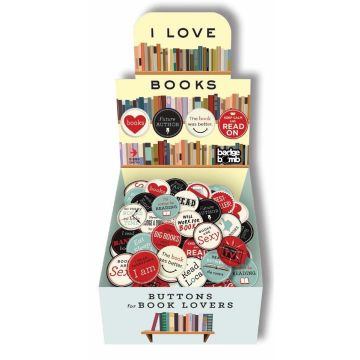 Button Box (BabyLit) - I love books Badge box