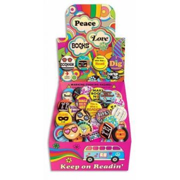 Button Box: Peace, Love and Books