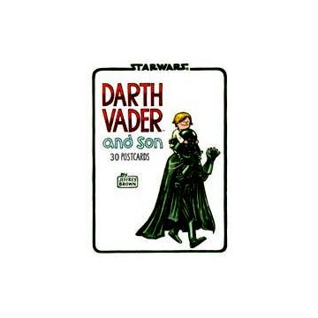 Darth Vader and Son Postcard Book