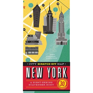 City Scratch-Off Map: New York