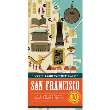 City Scratch-Off Map: San Francisco