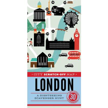 City Scratch-Off Map: London