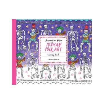 Journey in Color: Mexican Folk Art Coloring Book