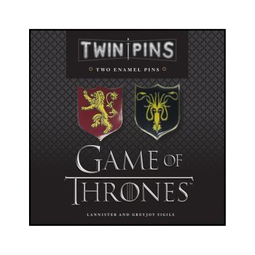 Game of Thrones Twin Pins: Lannister and Greyjoy Sigils