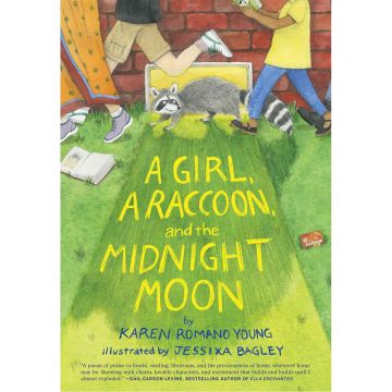 A Girl, a Raccoon, and the Midnight Moon