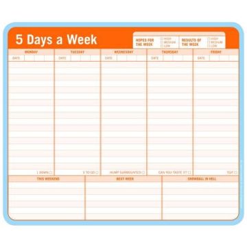 Paper Mousepads:  5 days a week