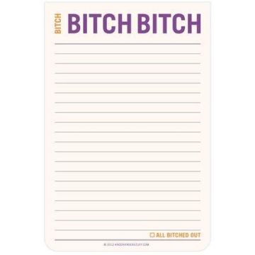 Jumbo Sticky Notes: Bitch Bitch Bitch