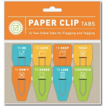 paper clip tabs : to do / to don't