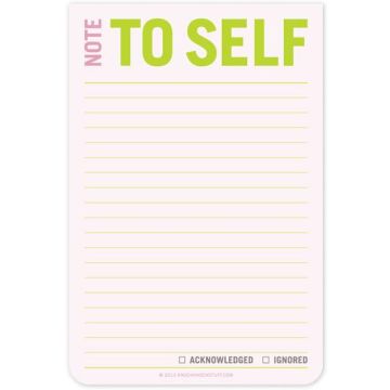 Jumbo Sticky Notes: Note to Self