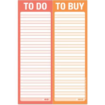 Perforated Pad: To Do/To Buy