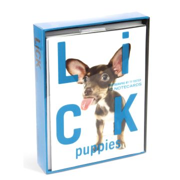 Lick Puppies Notecards